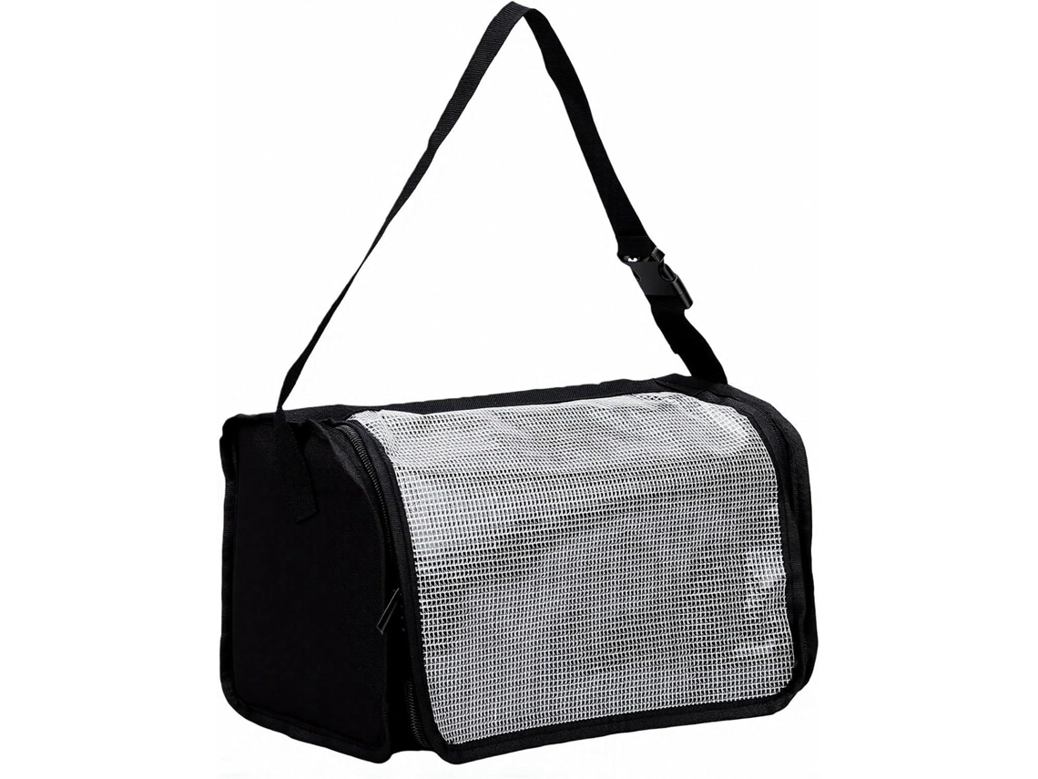 Suporte De Toalhas Suspenso Asixxsix, Em Tecido De Nylon Impermeável Com Capa Transparente E Alça Ajustável, Ideal Para