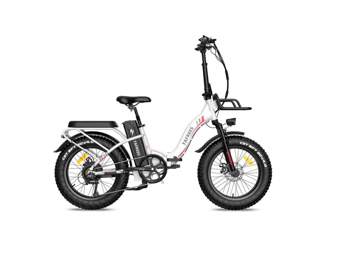 Bicicleta Elétrica Dobrável Fafrees F20 Max 250w 48v22.5ah 20 Polegadas 25km/h Branco