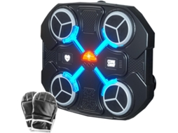 Máquina De Boxe Bluetooth Para Treinamento, Suporte De Parede Para Socos- Preto Henten Home