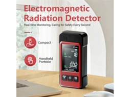 Yuru detector de radiação portátil Noyafa NF601 medidor de campo elétrico magnético com alarme sonoro e visual