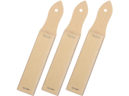 Conjunto de 3 blocos Lixa para lápis de escrita, ideias de design práticas.