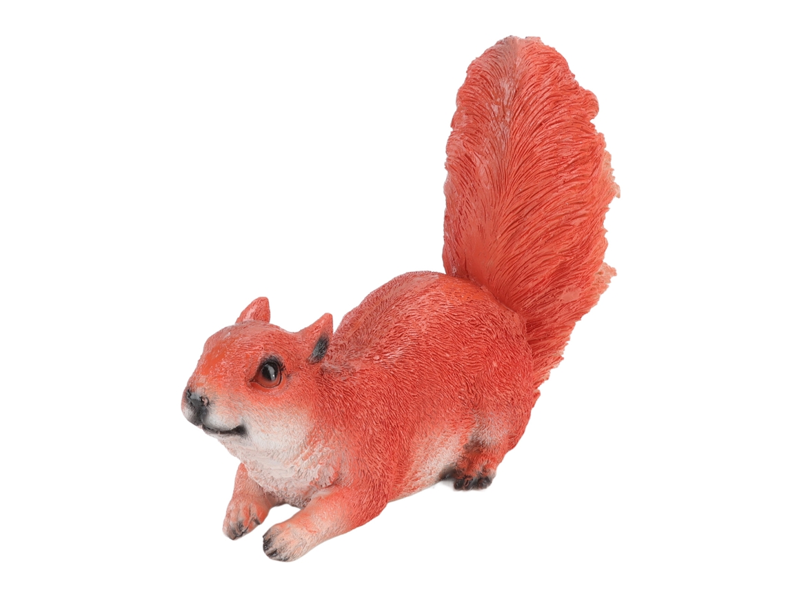 Figura De Esquilo De Resina Para Decoração De Jardim