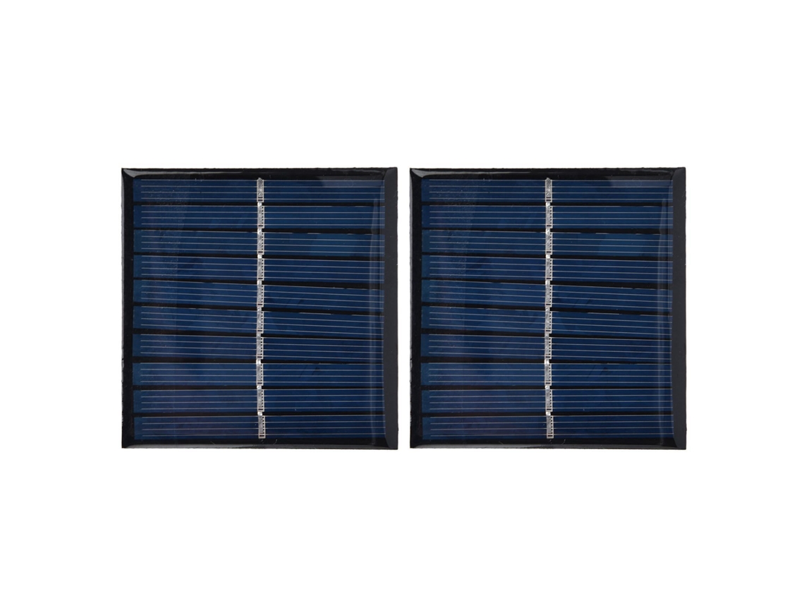 Painéis Solares Portáteis Laxiscreed 0,7w, Conjunto De 2, Com Encapsulamento E Adesivo De Gotejamento