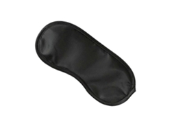 Kit com 5 Máscaras de Dormir Pretas Respiráveis ​​e Leves para Auxiliar no Sono e Descanso. TAISHENGDA
