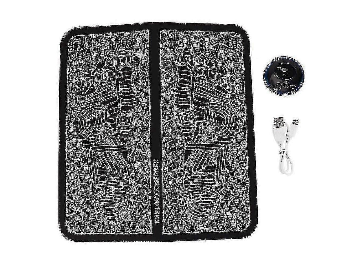 Massageador De Pés Elétrico Ems, Almofada De Massagem Para Os Pés, Estimulador Muscular Dos Pés, Tapete Massageador
