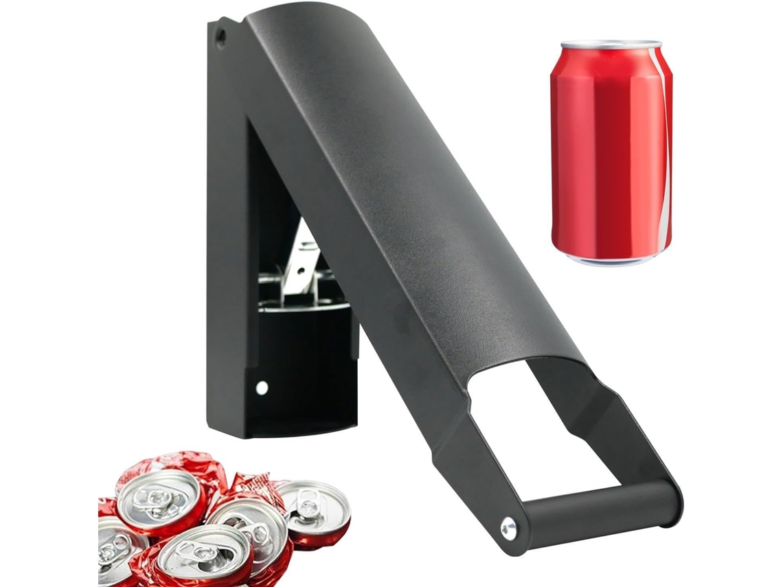 Compactador De Latas Para Reciclagem, Cabo Confortável, Aço