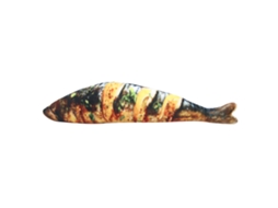 Almofada De Pelúcia De Comida Simulada, Macia E Única, Formato De Peixe Assado