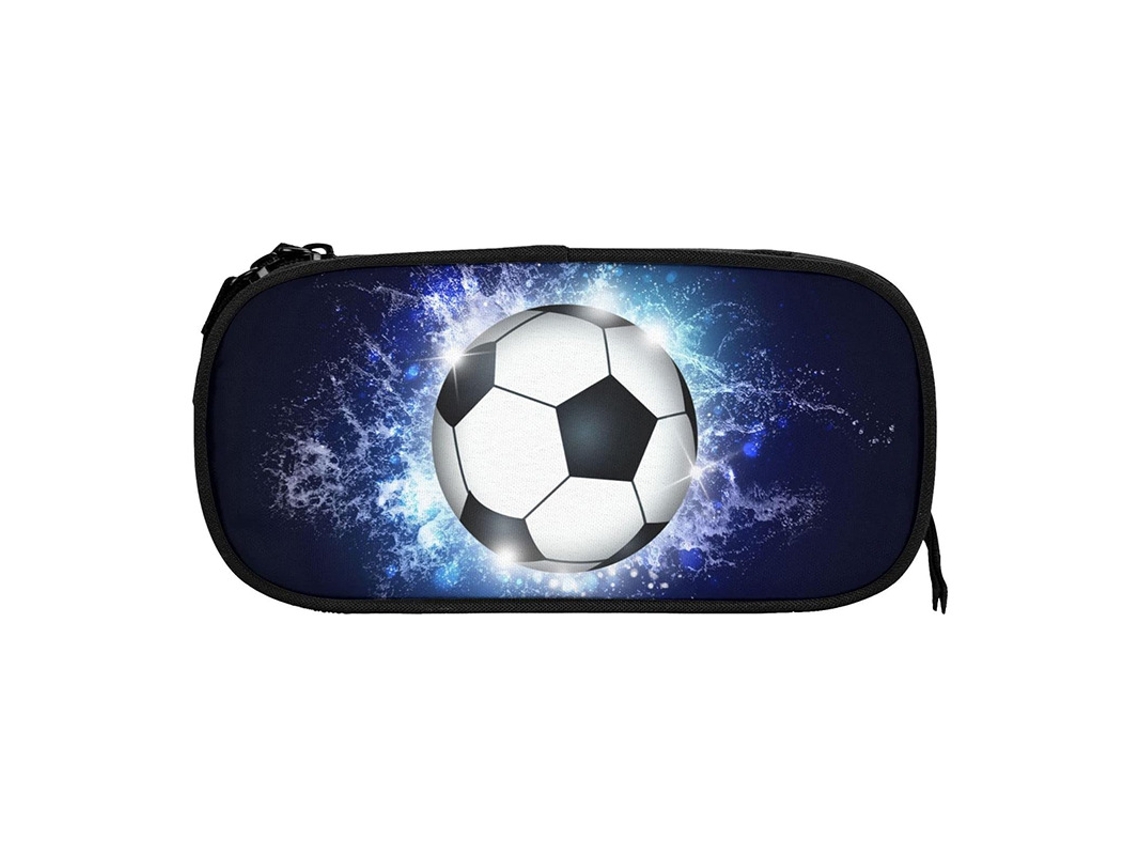 Estojo para Lápis, Futebol, Escolar, Infantil AQUAFORGE