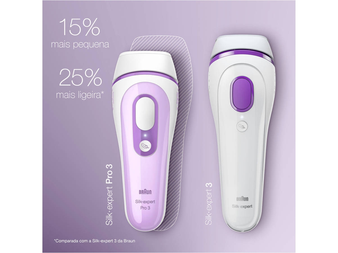 Depiladora Luz Pulsada BRAUN Silk Expert PL3132 (IPL - Multi-zonas - Corrente)