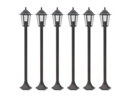 6 luzes de anel led azuis, metal, subaquáticas, pequeno lago, 12v AQUAFORGE