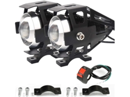 Farol de Neblina para Motocicleta Blackbird Cbr1100xx Msx 125 X Motocicletas Honda Adventure Fácil Instalação