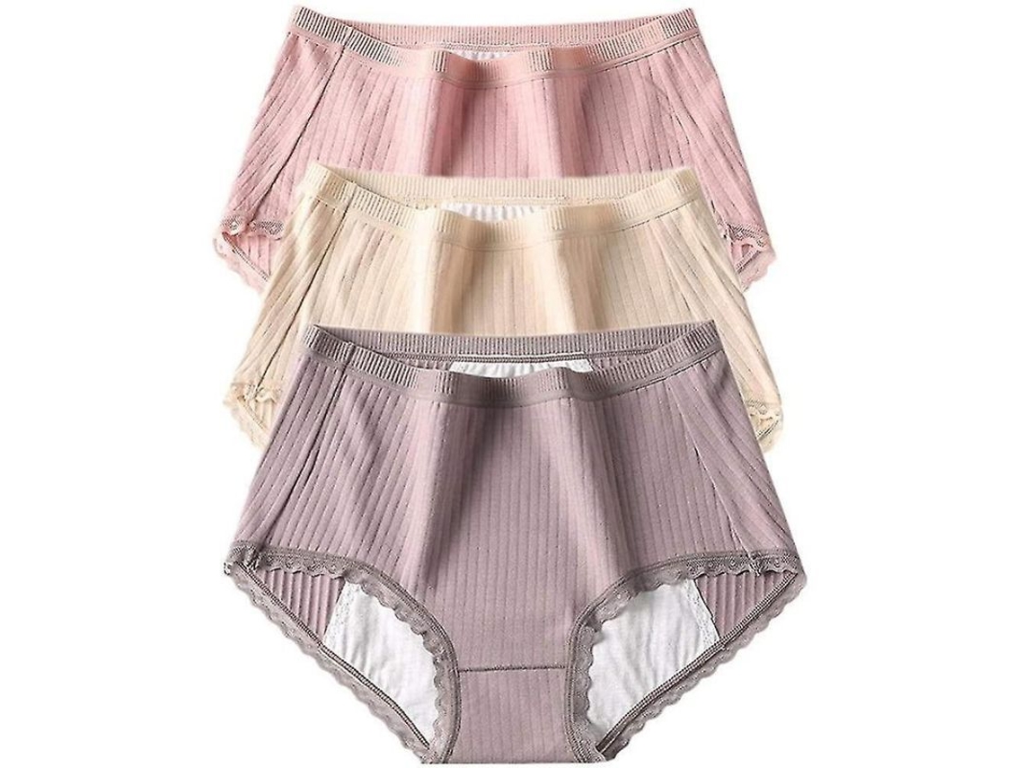 2026-braguitas Menstruais Para Mulher Sem Costuras Com Design Anti-fugas E Algodão Macio