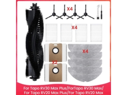 Conjunto De Acessórios Para Aspirador Robô Rv30 / Rv30 Max / Rv20 / Rv20 Max_ptg