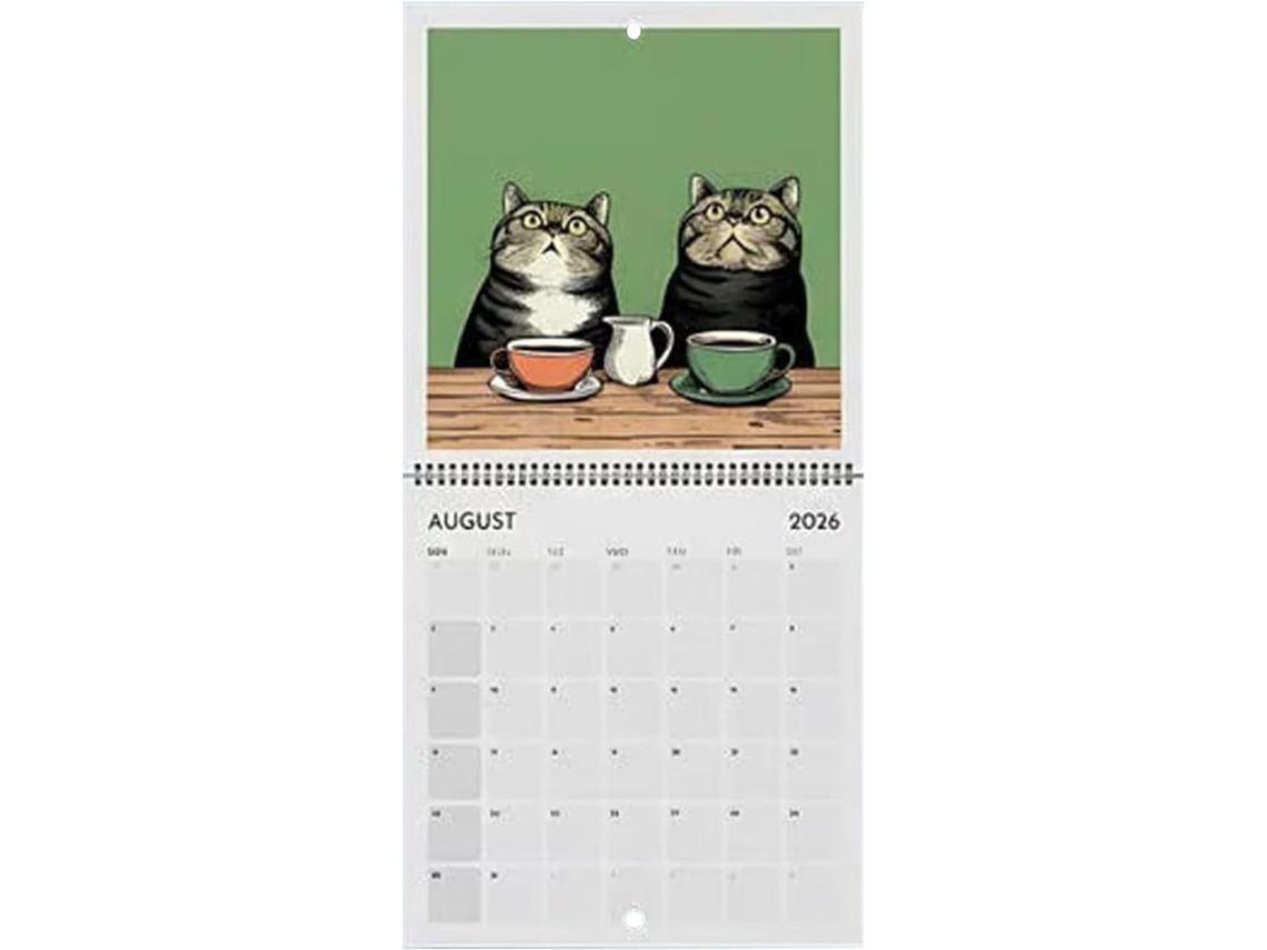 Calendário de Parede Mensal com para Dormitório, Apartamento, e CHABERLU