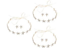 Conjunto De 3 Tiaras E Brincos Com Design De Estrela-do-mar Para Casamento - Acessórios Elegantes