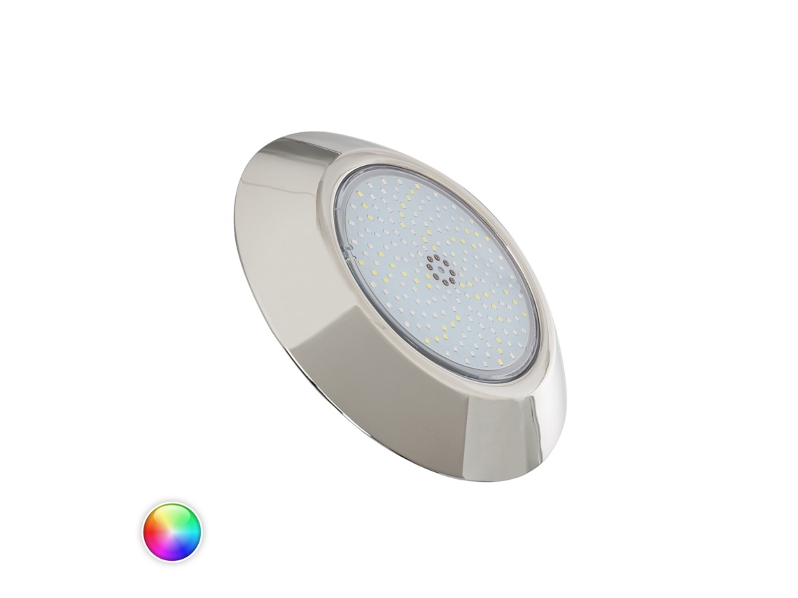 Foco Led Rgbw Submersível Para Piscina, 12 V Cc, Ip68, Aço Inoxidável, 12 W, Xtrapool Rgbw