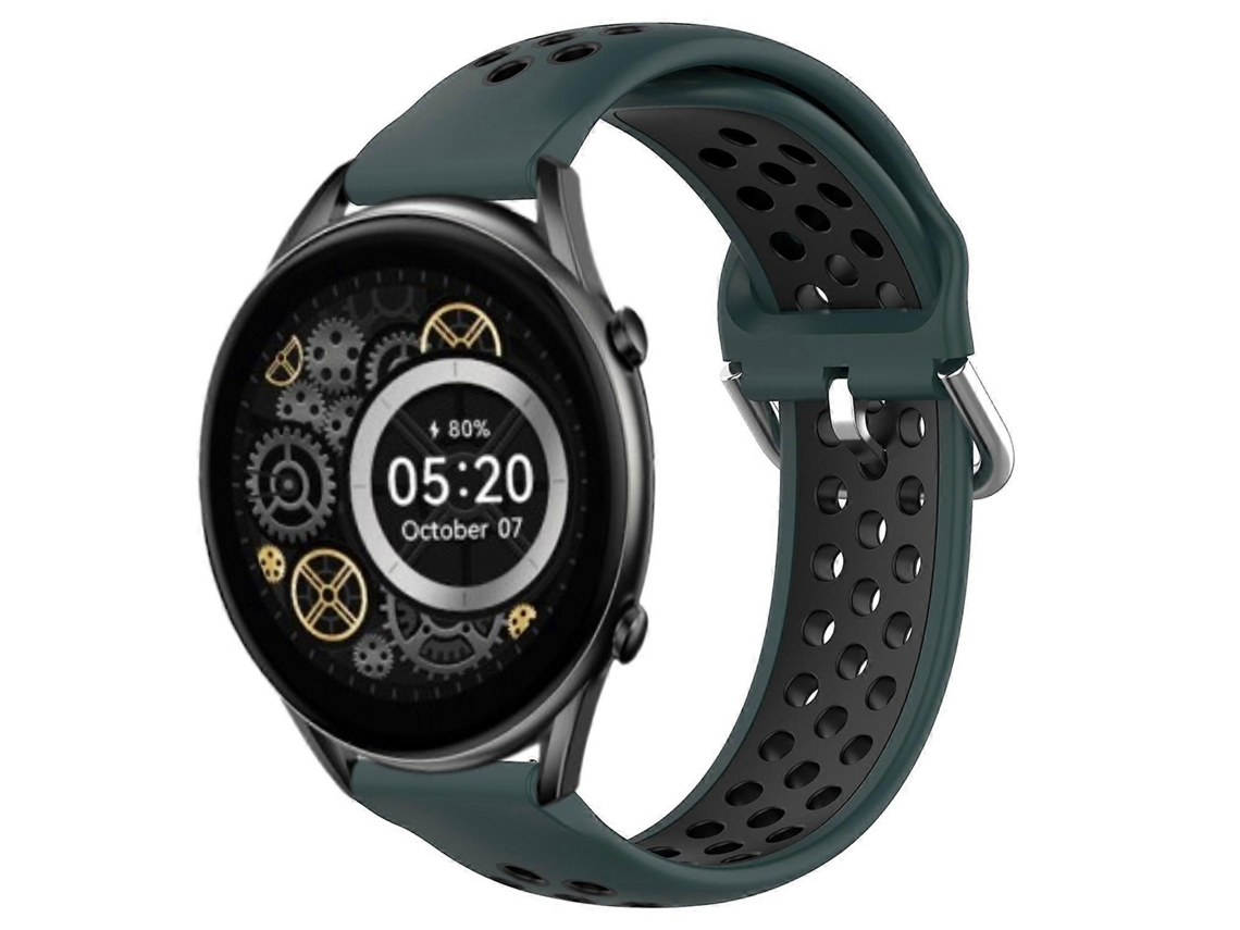 Pulseira De Silicone Esportiva Perfurada E Respirável De 22 Mm Para Xiaomi Haylou Rt2 Ls10