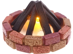 Luminária Noturna Em Miniatura De Resina Para Uso Interno Com Base
