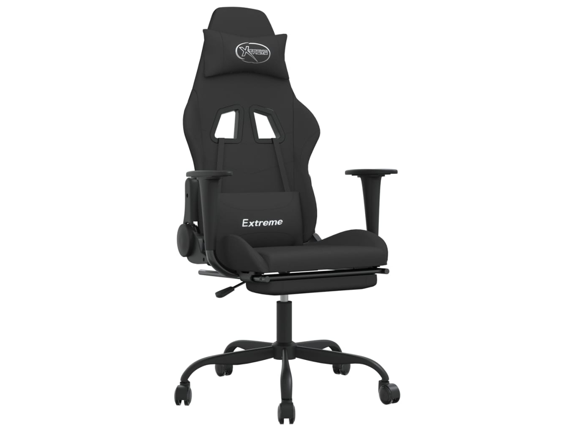 Gaming Chair, Gaming Chairs Vidaxl Preto Tecido