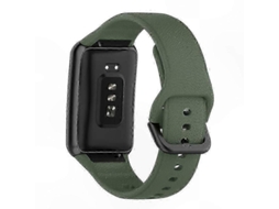 Pulseira De Silicone Texturizada Com Fivela Preta Para Relógios.