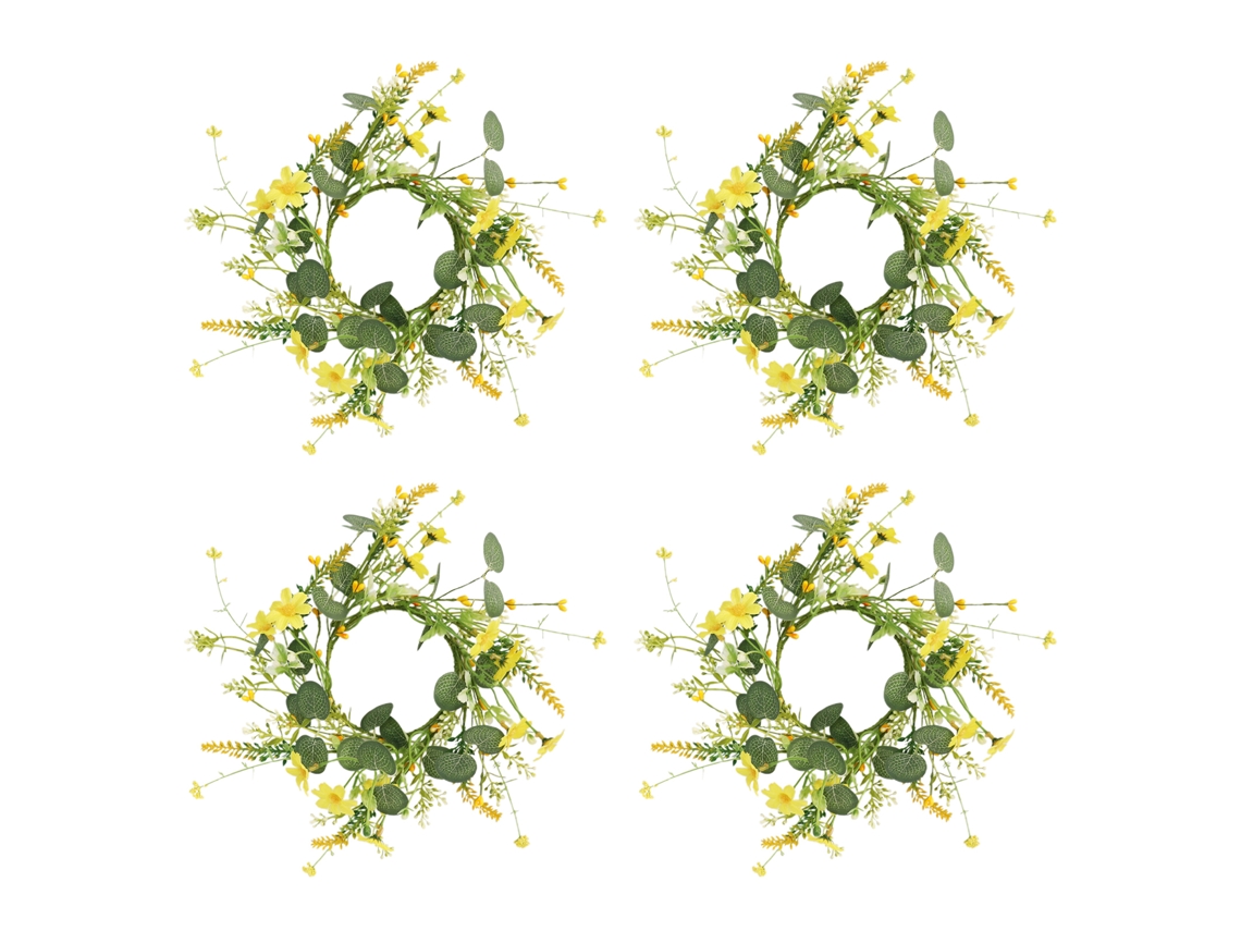 Conjunto de 4 Argolas de Candle Ring Festa Primavera LAXISCREED