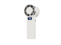 Ventilador Portátil Verde Menta: Resfriamento Portátil Com Bateria De Longa Duração, Branco