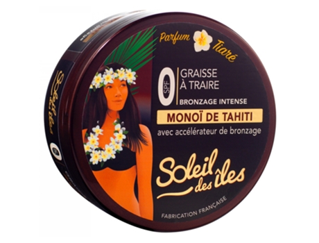 Perfume Bronzeado Intenso Gordura de Leite 150 Ml: Tiaré SOLEIL DES ÎLES