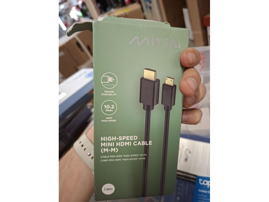 Cabo MITSAI HDMI - Mini HDMI (Outlet Caixa Aberta - 1.8 m)