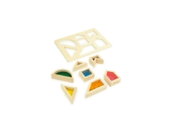 Quebra Cabeça Andreu Toys Quebra Cabeça Educativo Transparente De Papelão.