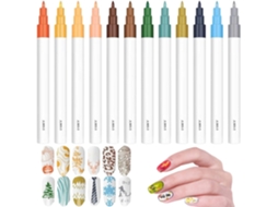 Conjunto de 12 canecas de esmalte coloridas