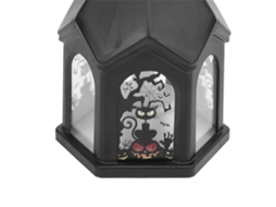 2 Peças Lâmpada De Férias Led Lanterna De Halloween Decoração Exterior Portátil Vela Elétrica