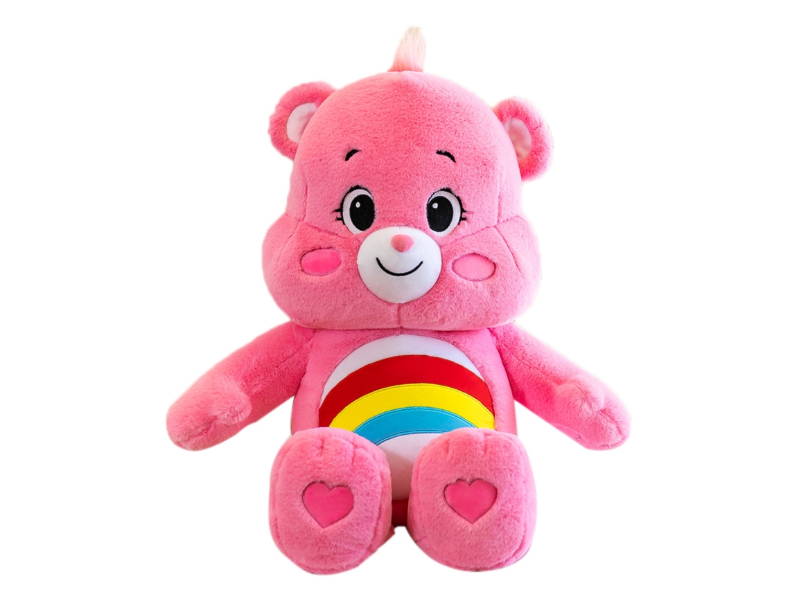 Bjww - Ursinho de Pelúcia Fofo, Macio e Aconchegante, Brinquedo Colecionável para Crianças, Rosa, 26cm/10,24 polegadas