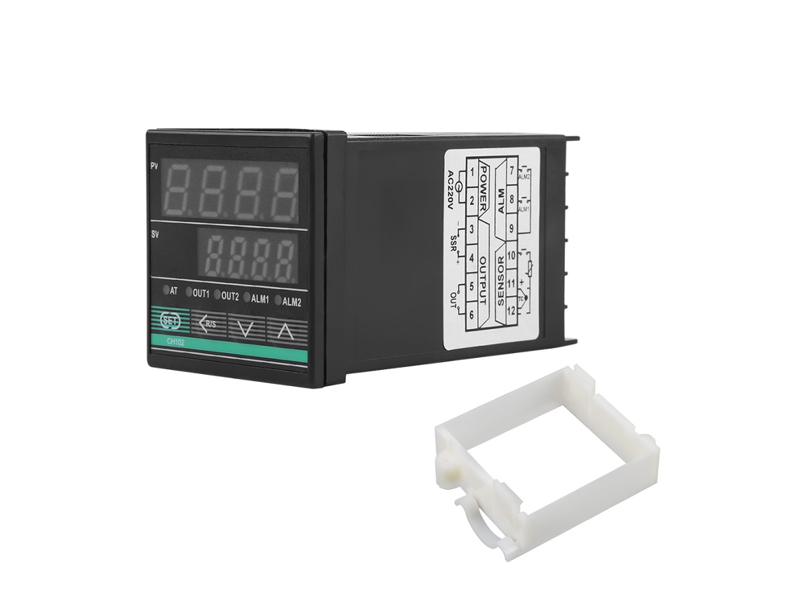 Controlador De Temperatura Digital Inteligente Ac 220v 4-20ma Saída Relé 0-400℃