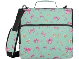 Organizador de massas com alça de ombro, fácil de transportar, 3,8 cm x 1,5 polegadas, 3 porta-lápis, para massas