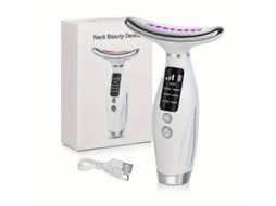 Massageador Facial e de Pescoço com 7 Modos Cor, Carregamento Usb, Portátil para Uso Doméstico. GOKOCO