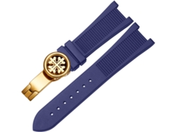 Pulseira de relógio de couro com 20 Mm Alta Qualidade Confortável Resistente S/MARCA