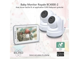 Câmera de Monitoramento para Bebê, Full Hd, 2 Câmeras AQUAFORGE