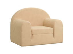 Sofá-cama Infantil Vidaxl Creme
