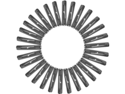Conjunto de 300 pinos de plástico para marcar mochilas e lanternas iluminadas. Funcionais, fáceis de usar e leves, ideais para...