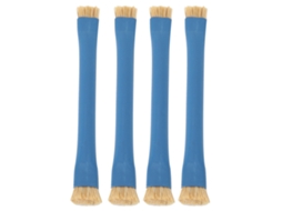 Mali 4pcs Pincéis Antiestáticos de Cabeça Dupla Duros para Limpeza e Reparo de Celulares (azul)