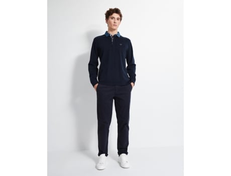 Calças Ultrafina De Homem Mo Calã Chino Azul (48)
