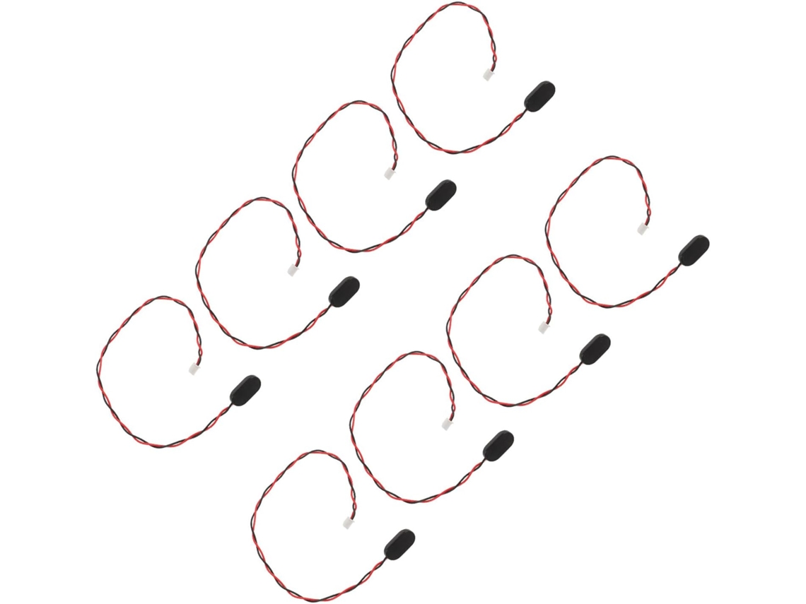 Conjunto De 8 Conectores De Bateria Com Cabo De Clipe De Plástico Rígido