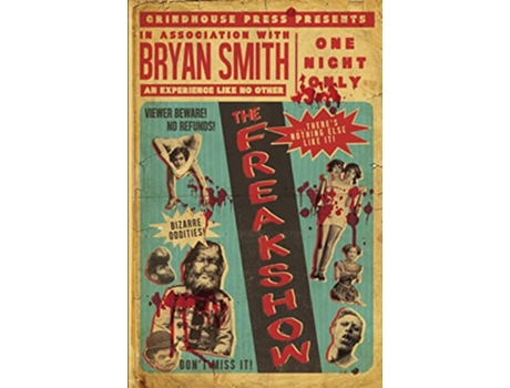 Livro The Freakshow de Bryan Smith (Inglês)