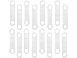 Cabilock Conjunto De 60-tiras Antiderrapantes Silicone Para Cabides, Ideais Para Organização De Roupas No Armário
