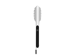 Pinças para churrasco de aço inoxidável Slowmoose para áreas externas (cabo de TPE preto de 23 cm)