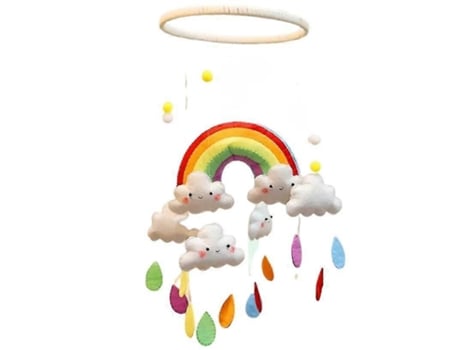 Crib Felt Wind Chime Crib Bell Bed Mantle Wind Chime Rattles Bed Bells Zmfsecqnb