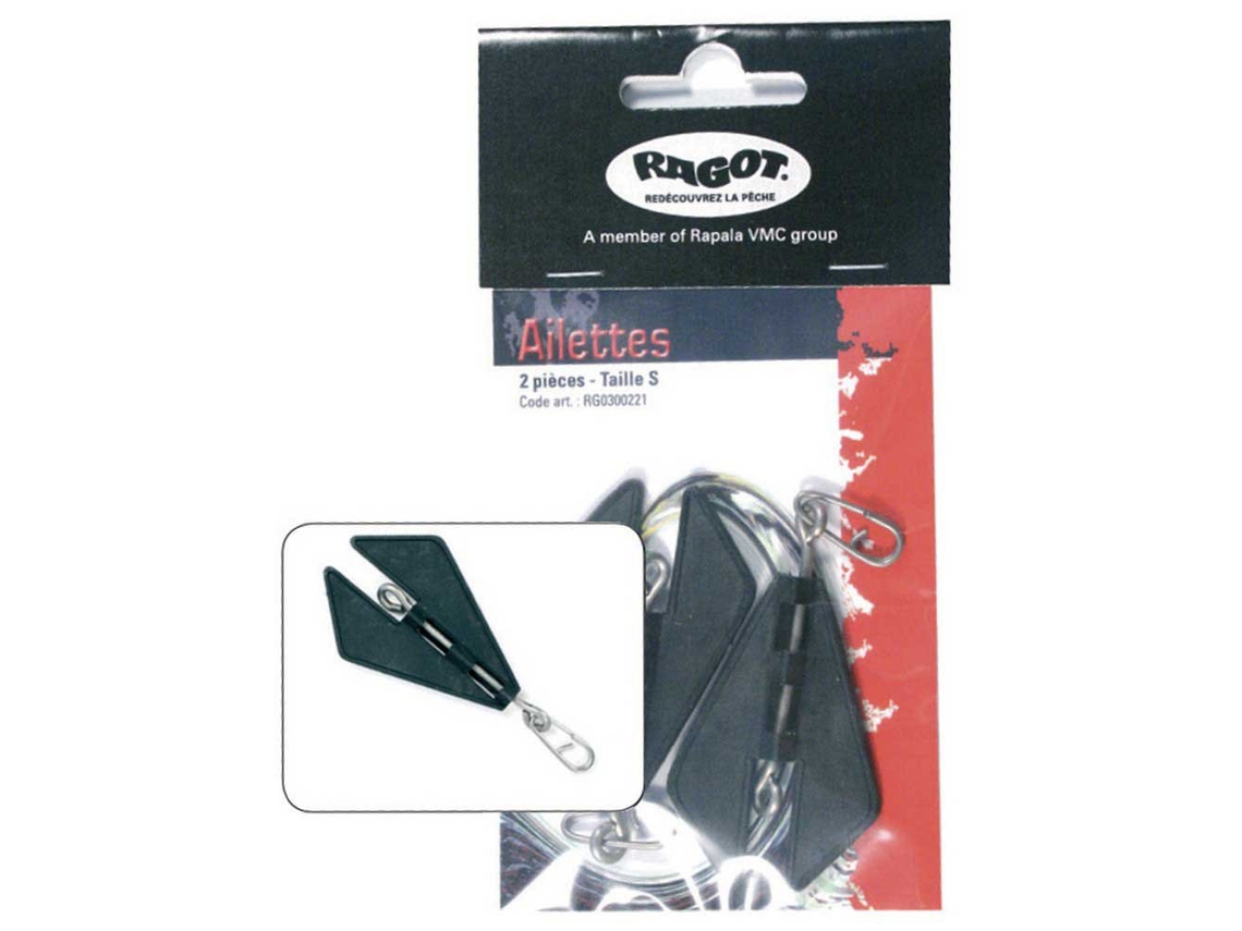 Chumbo de Aletas Transparente Lragot