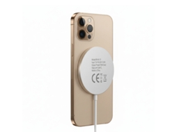 Mayaxess Carregador Para Iphone 16 Pro Magsafe Magnético 15w Branco