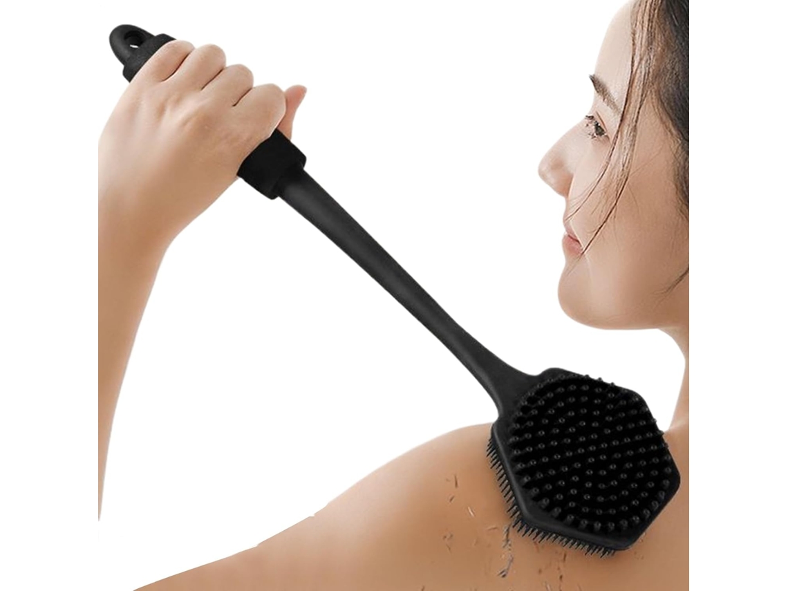 Escova Esfoliante Para As Costas De Cabo Longo O Corpo, Acessório De Banho, Ferramenta De Limpeza E Massagem Para
