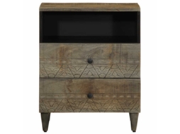 Maison Exclusive - Mesa De Cabeceira Cinzento Claro 50x33x60 Cm